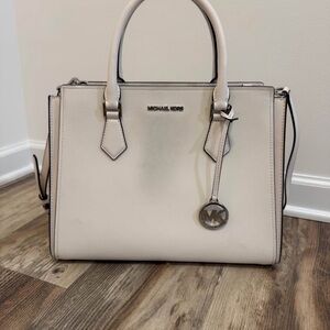 Michael Kors White Satchel Bag